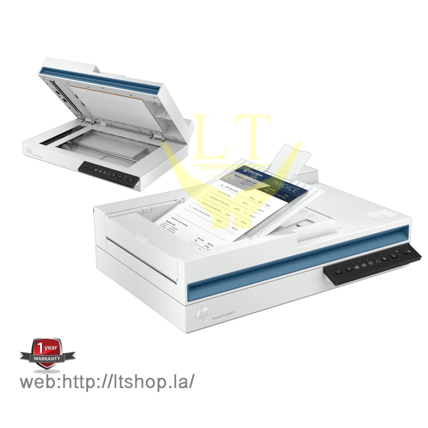 HP Scaner jet Pro 2600F1 DADFFast 2Sided