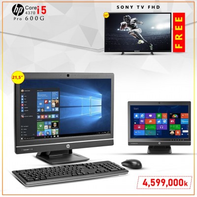 AIO HP Pro 600 - Core I5 Free TV 32" Sony