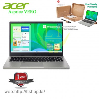 Acer Asprice Vero AV15-51 Core i5-1155G7-Ram 16GB