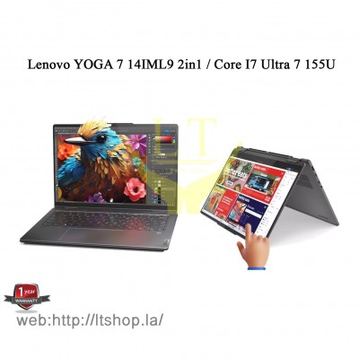 Lenovo YOGA 7 14IML9 2in1 / Core I7 Ultra 7 155U/ SSD 1TB / 14" touchs