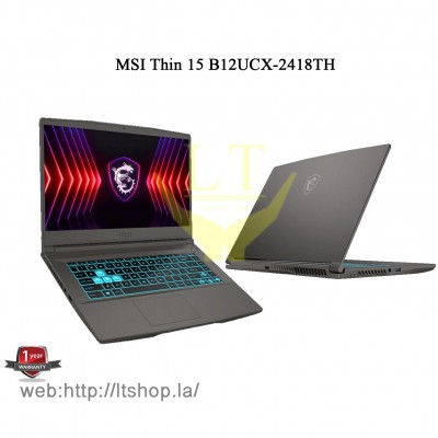 MSI Thin 15 B12UCX-2418TH / Core i7-12650H/ RTX2050-4GB