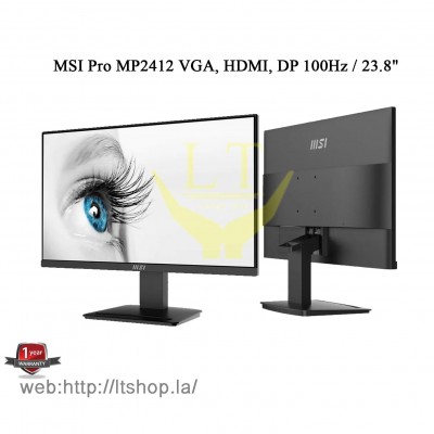 23.8 MSI PRO MP2412W (VA, HDMI, DP) 100Hz