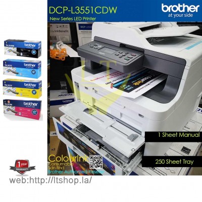 BROTHER Laser Color DCP-L3551CDW(ptin-scan-copy-Fax